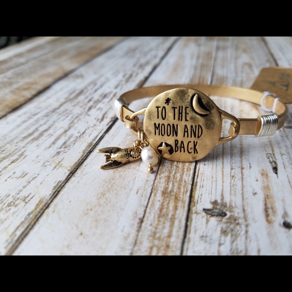 “To the moon & back” bracelet - Picture 4 of 6
